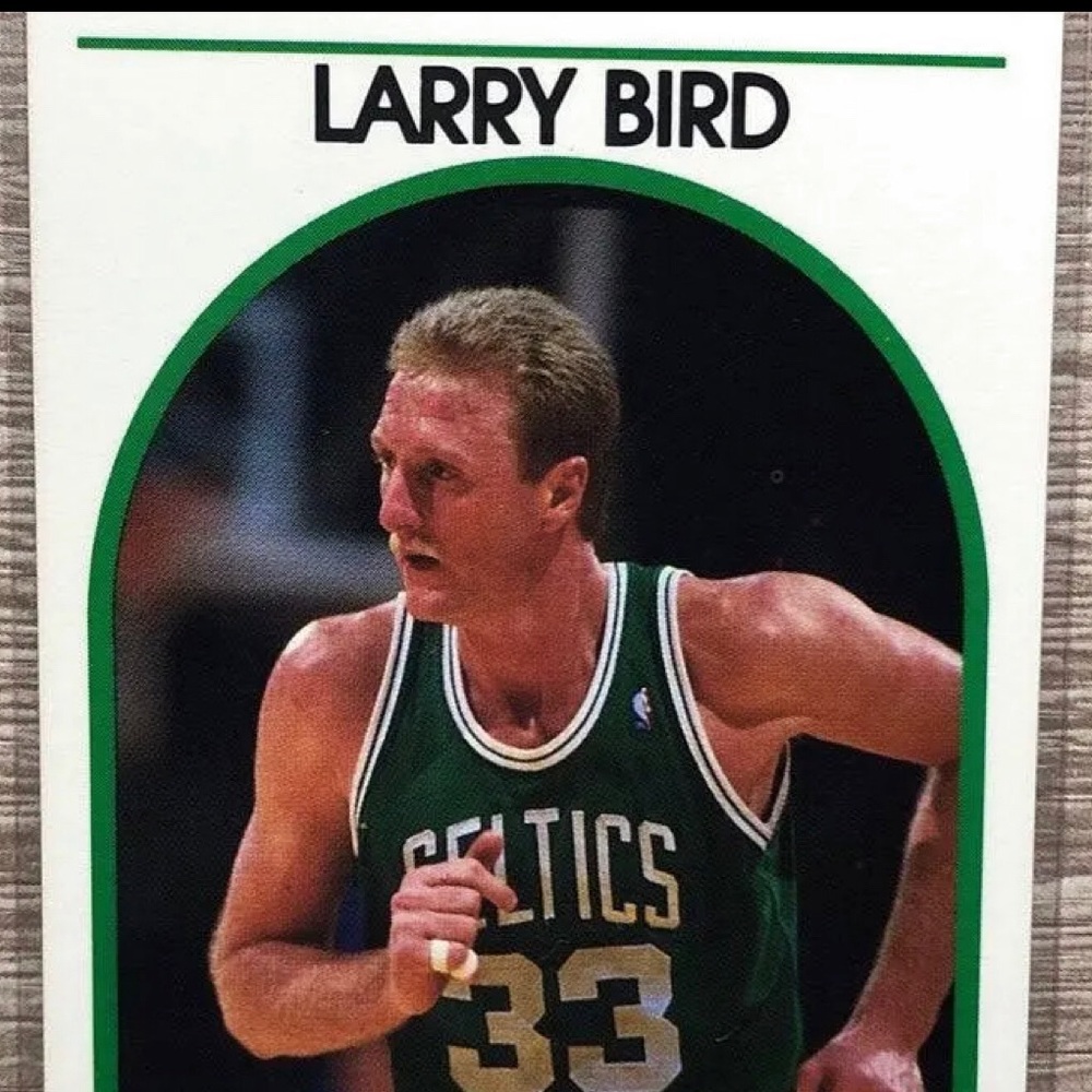 NBA Larry Legend Bird 1989 NBA HOOPS mint cone!